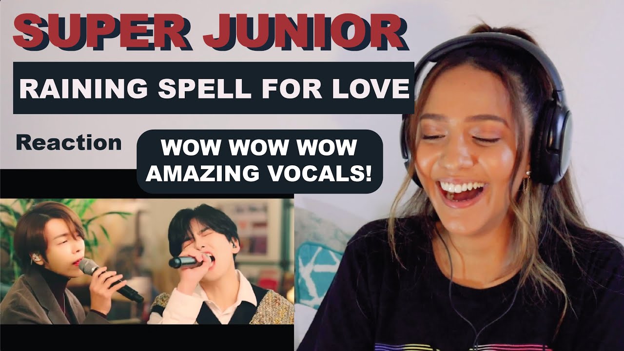 SUPER JUNIOR | Заклинание дождя для любви [Ремейк-версия] Клип в прямом эфире | РЕАКЦИЯ!