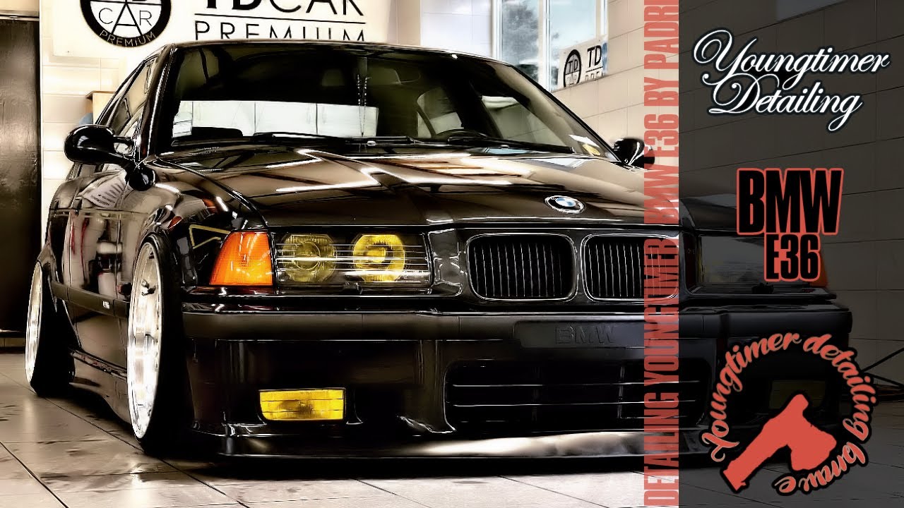 UNE E36 POSEE AU SOL ! DETAILING YOUNGTIMER