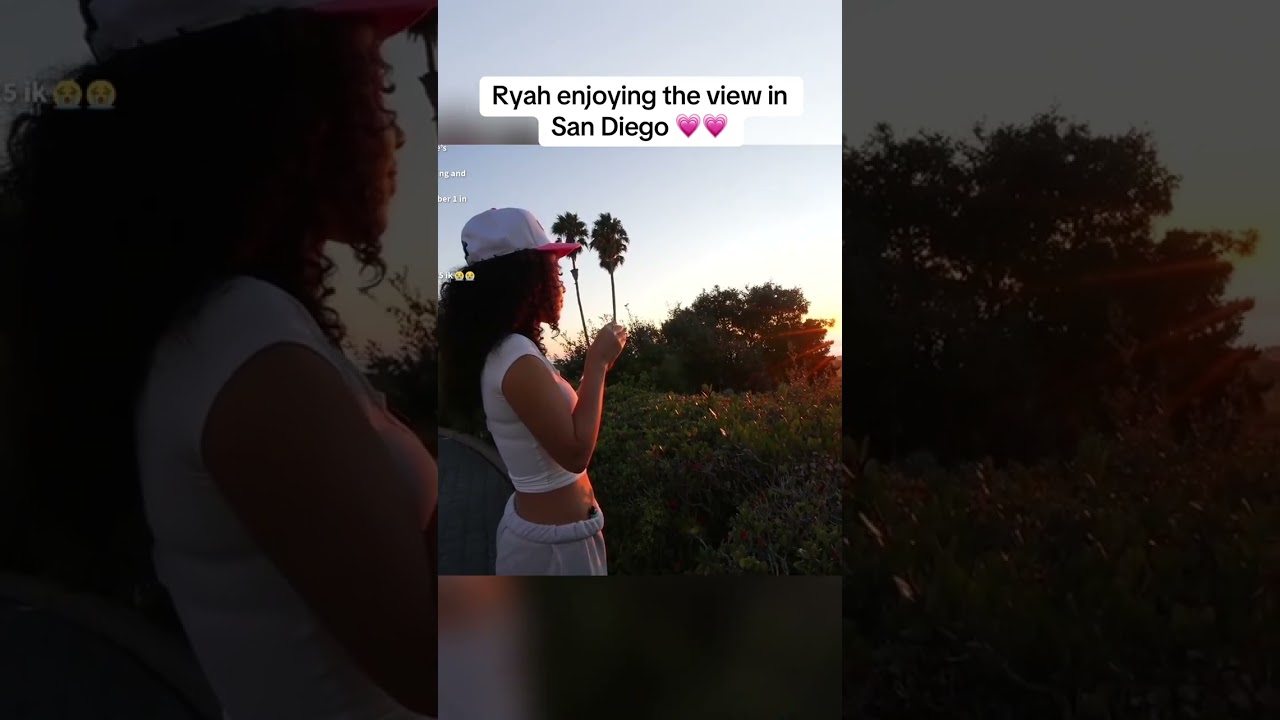Ryah enjoying the view while on vacation.