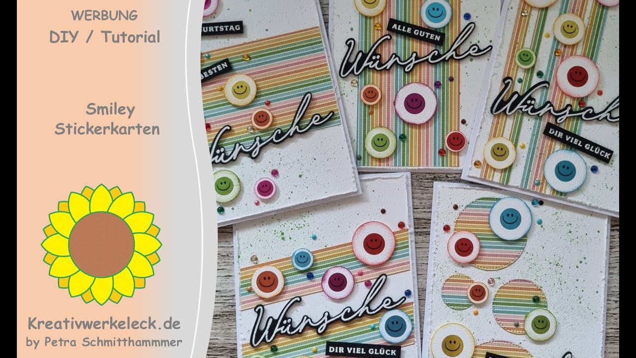 Smiley Karten - DIY / Tutorial