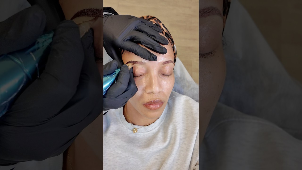 Brow Microshading Touch Up 🤍