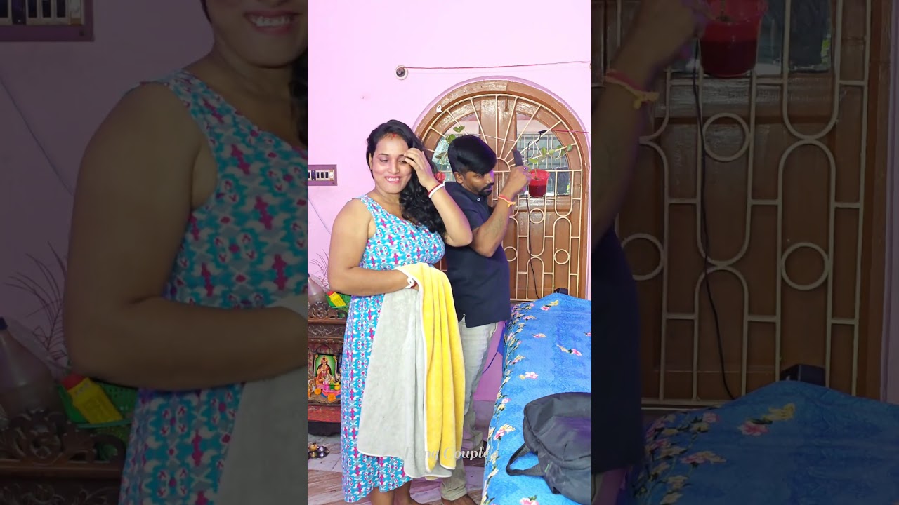 Love + Laughter = Perfect Marriage 😍🤣 #husbandwife #couplegoals #funny #trending