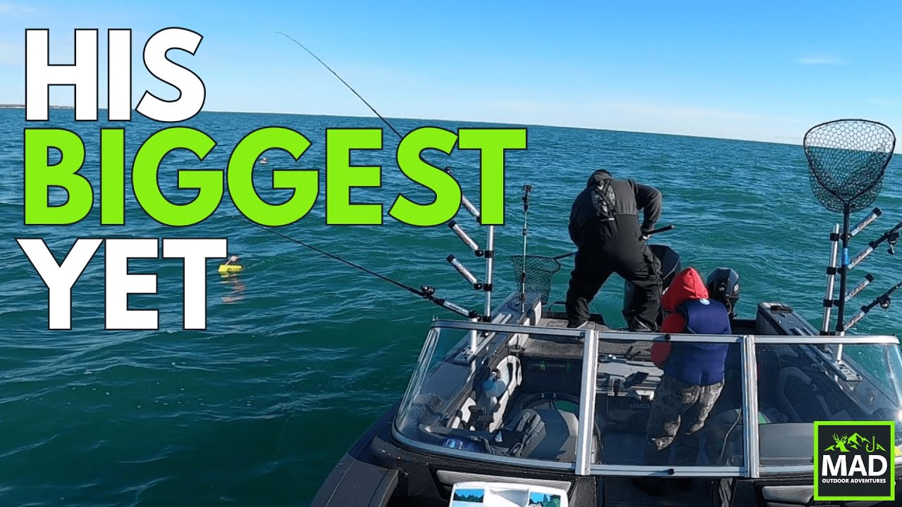 Father & Son Fall Walleye Trip | Trolling Lake Erie Together (2023)