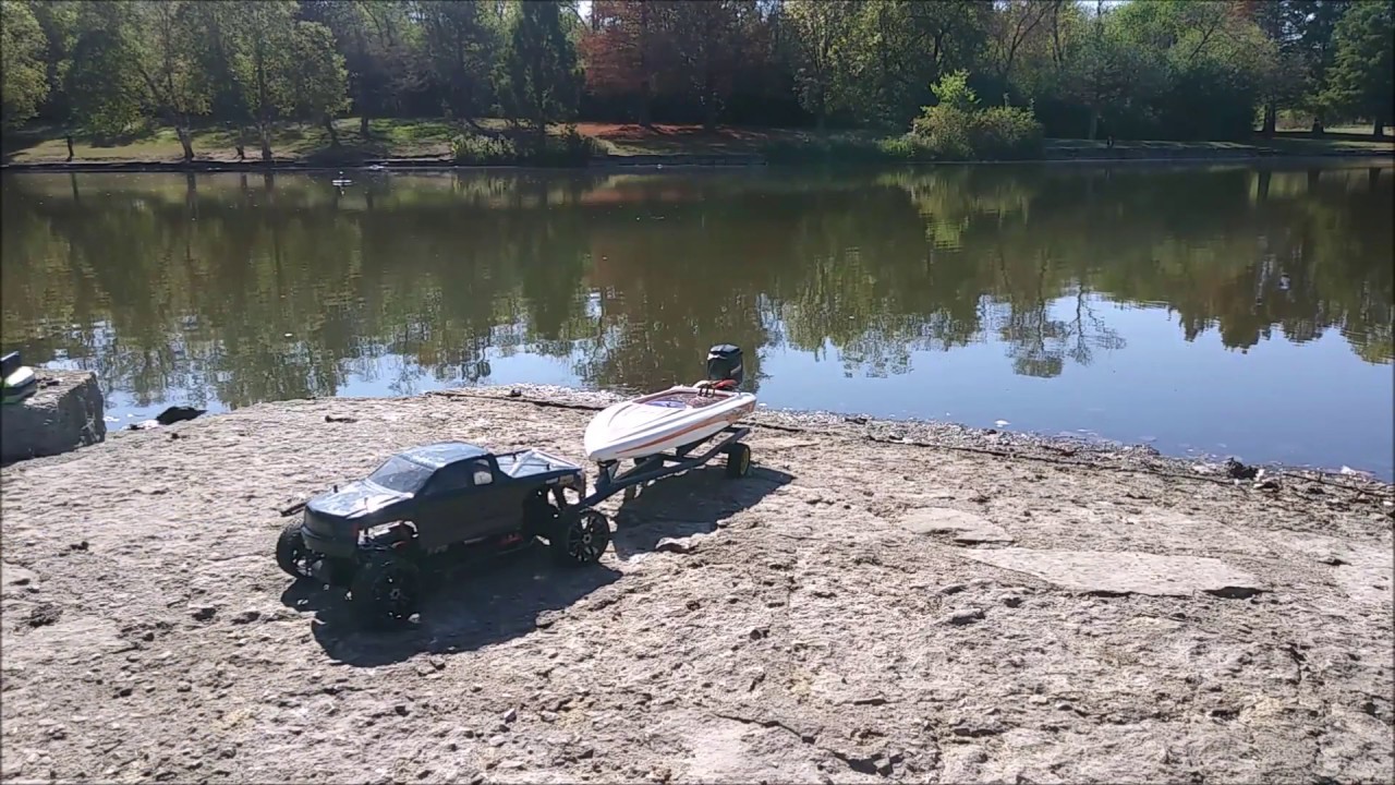 RC TRUCK AND New RC BOAT Trailer