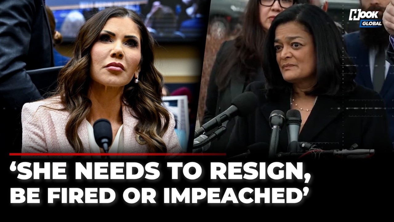 Pramila Jayapal Brings Out ‘Victims Of DHS’ At Fiery Press Conference After Kristi Noem Hearing
