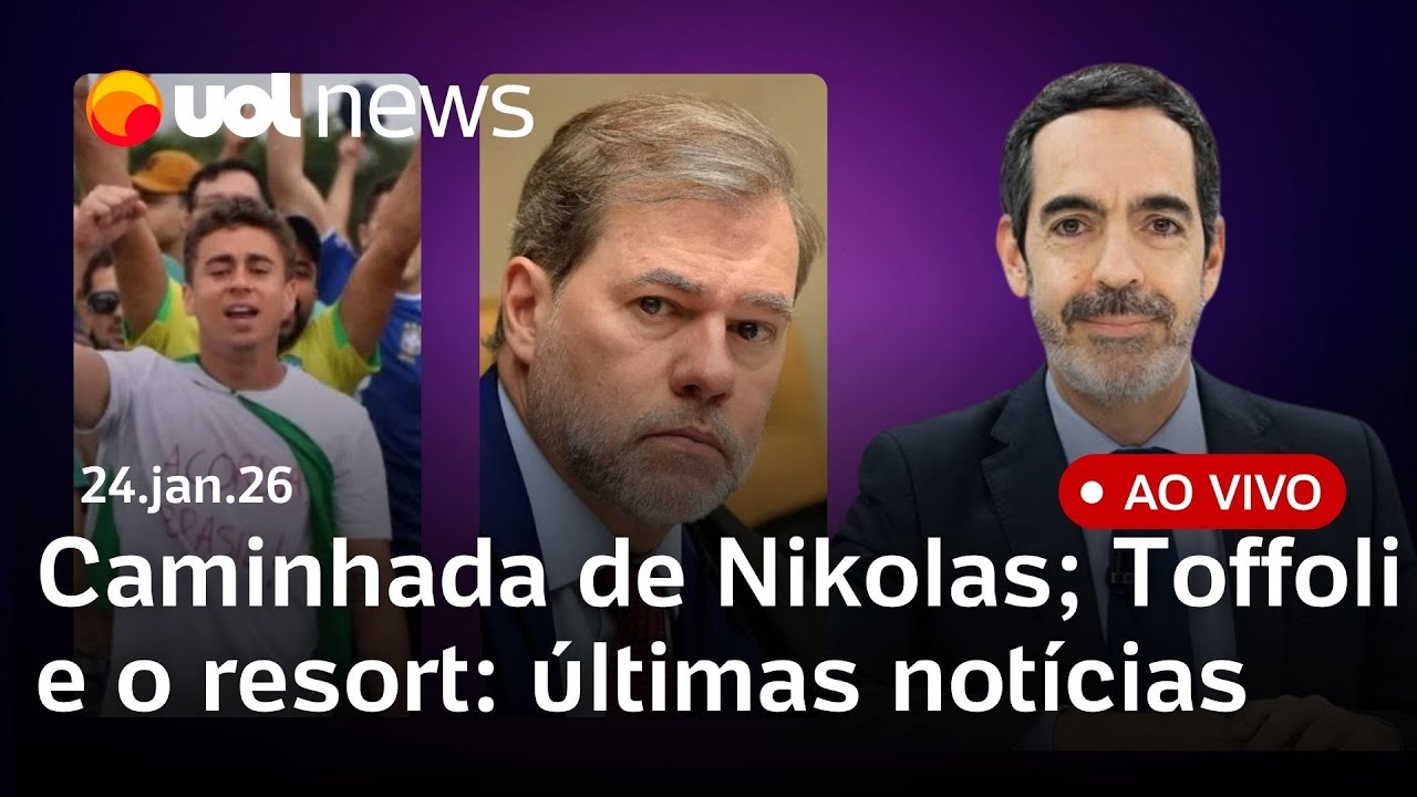 Moraes reage a caminhada de Nikolas; caso Master: Vorcaro revela apoio do BC, Toffoli e o resort e+