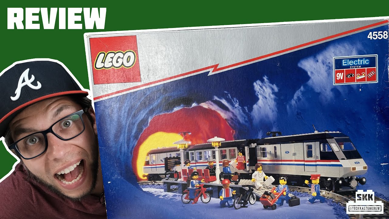 Ikone der LEGO®-Eisenbahn-Geschichte: der weltberühmte Metroliner LEGO® 4558 von 1991 [Review]