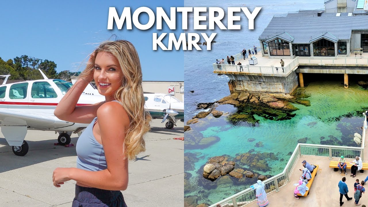 Fly with me to Monterey ft. Deb got a Flat Tire on Landing