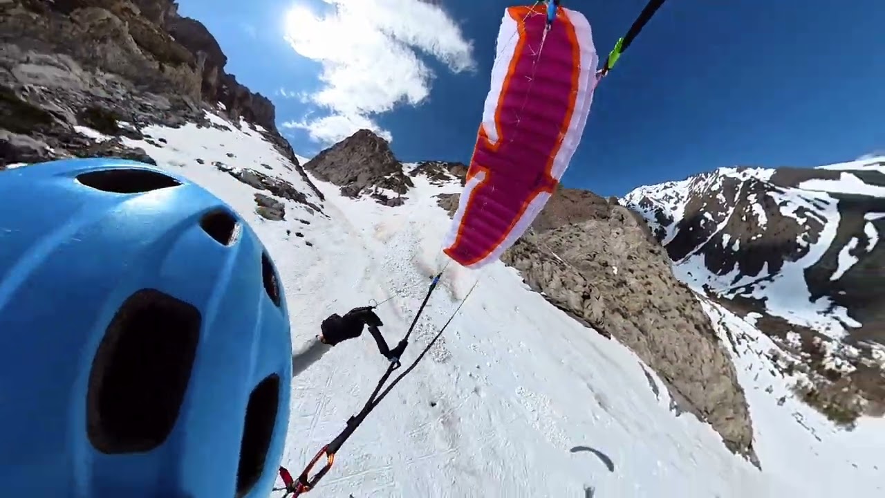 Speedriding the wineglass couloir