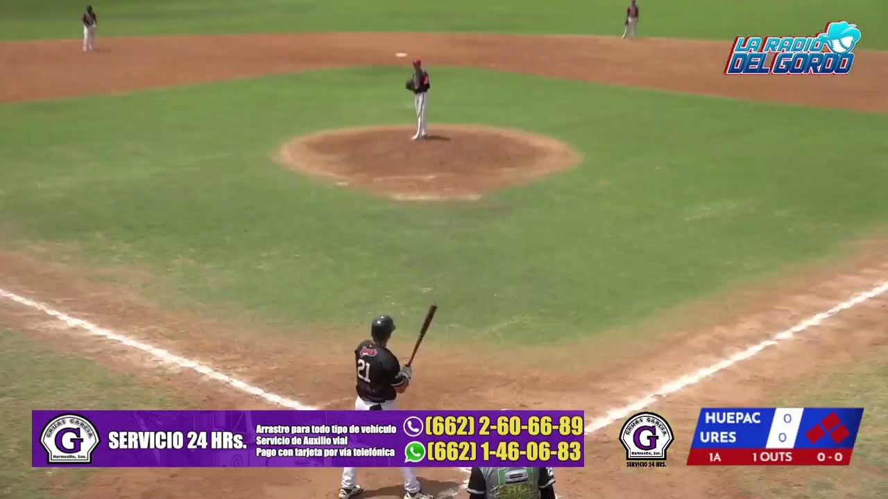 LIGA DE BEISBOL DEL RIO SONORA | SEMIFINAL TEMP. 2025 | Mineros de Huepac vs Medias Rojas de Ures