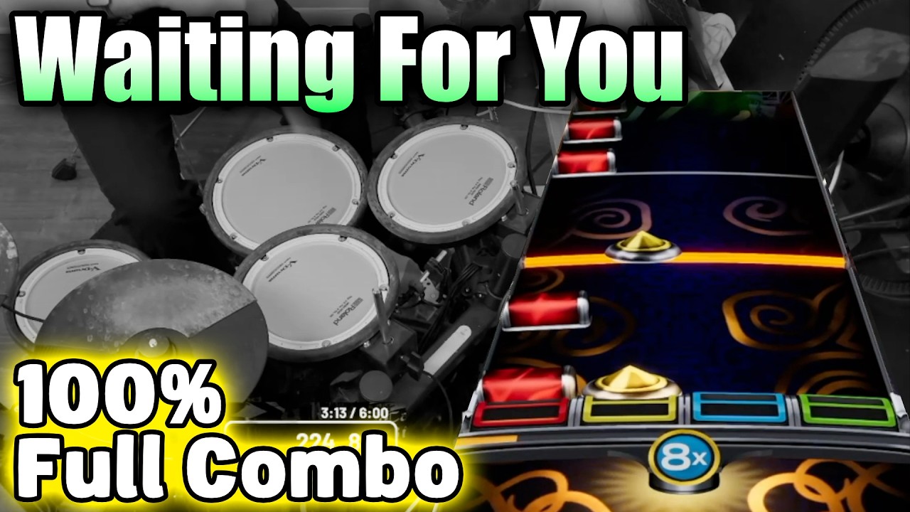 Akira Yamaoka - Waiting For You (live) 100% FC (Expert Pro Drums YARG)