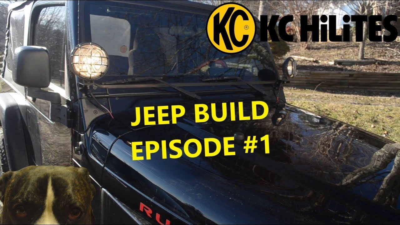 KC HiLites Windshield Mount ( Jeep Wrangler TJ Build EP 1 )