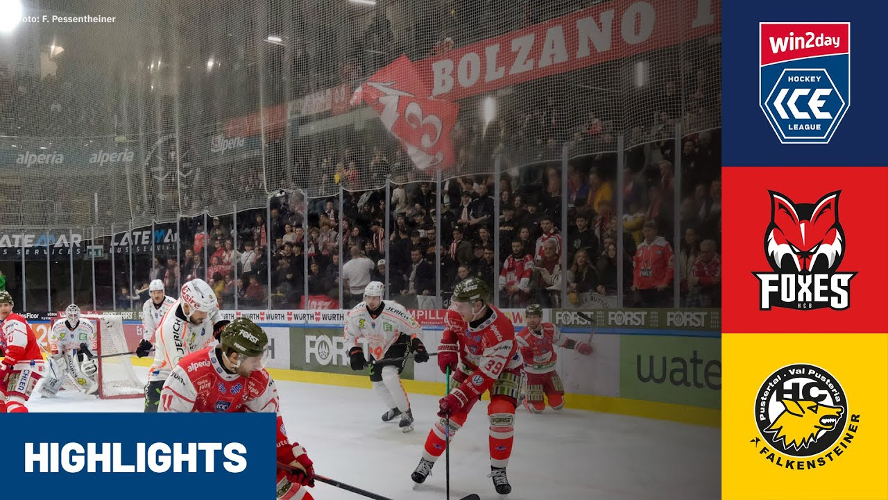 ICE: HCB Südtirol Alperia vs. HC Falkensteiner Pustertal Wölfe | Highlights