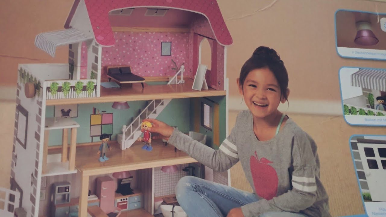 Toy House 🏠 for kids in Germany | Play Tive Puppenhaus | kids playing house| video for kids| Lidil