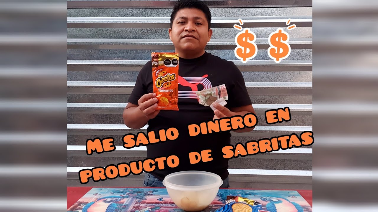 Buscando billetes en sabritas 