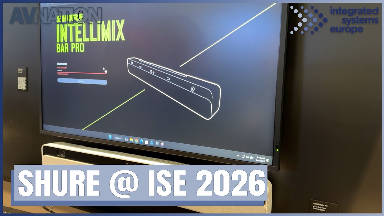 What Is the Shure IntelliMix Bar Pro? | ISE 2026 Collaboration Tech
