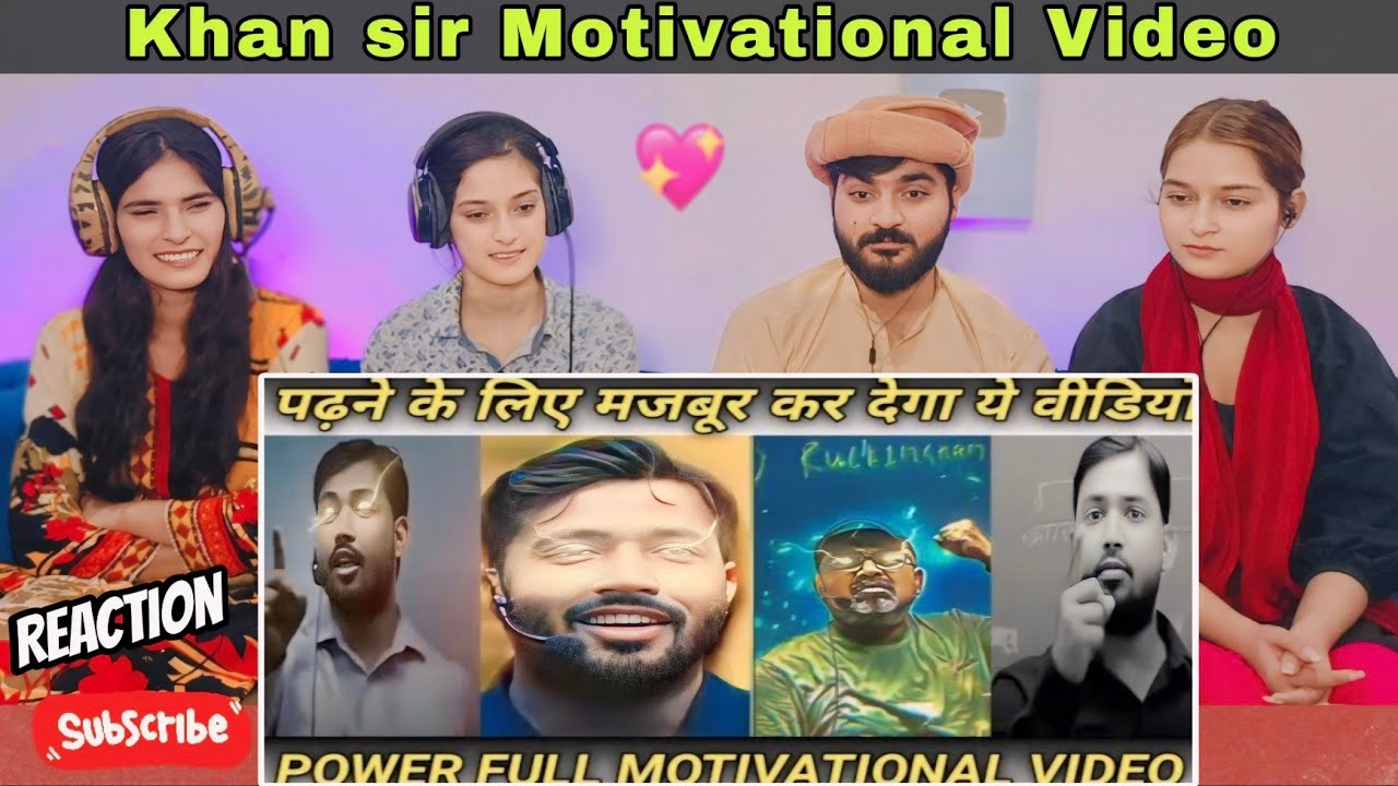 Khan Sir Best Motivational Speech | Reaction