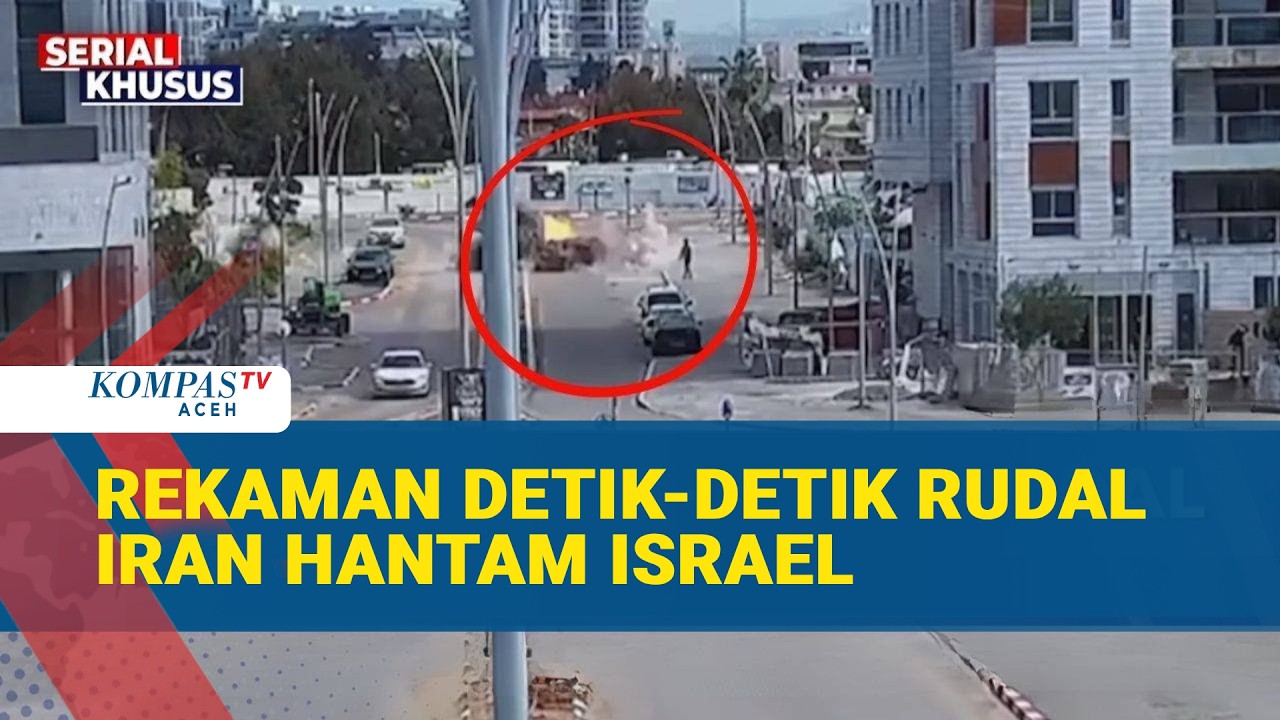 Video Serangan Rudal Iran ke Israel Beredar, 1 Orang Tewas