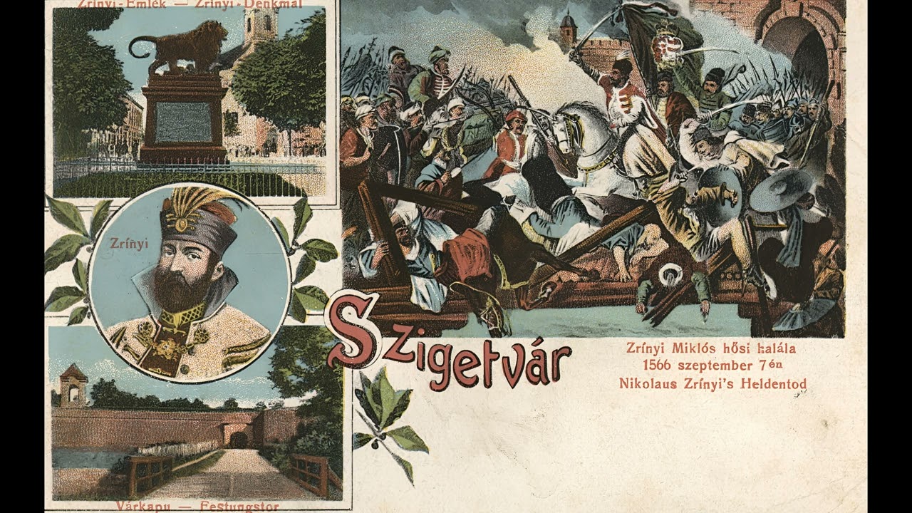 Szigetvár régi képeken (1867–1918) – képeslap, rajz