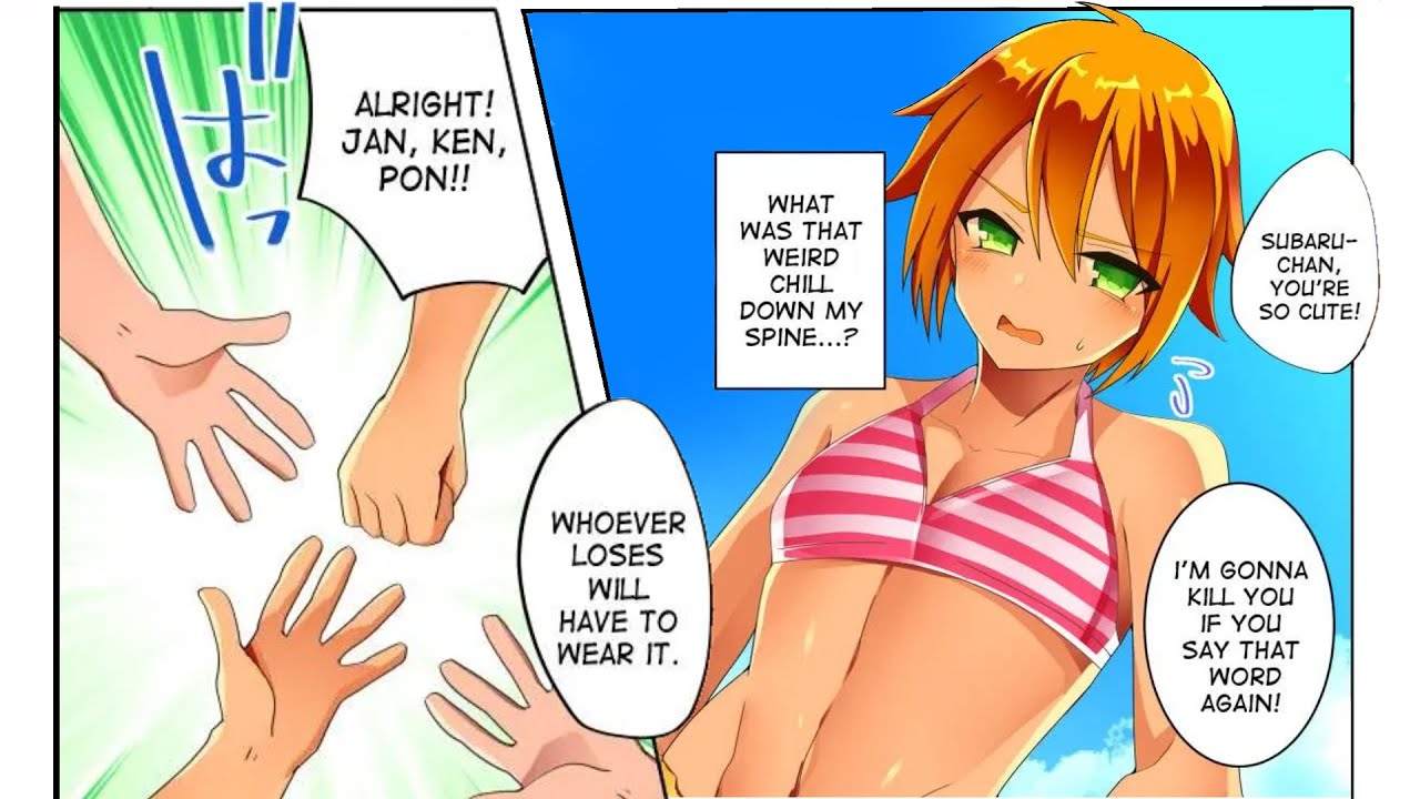 TG TF boy to girl feminization (TG BIKINI) TG Full story Body change Gender bender TG body swap