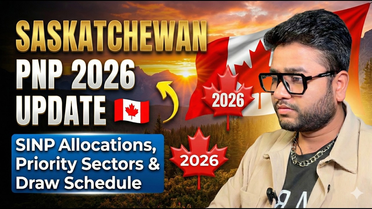 Saskatchewan PNP 2026 Update 🇨🇦 | SINP Allocations, Priority Sectors & Draw Schedule | Canada News