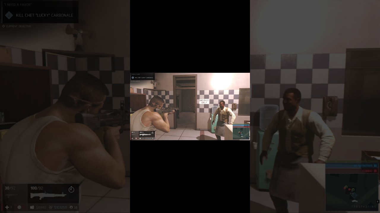 Realistic #npc Shopkeeper Reaction When You Barge In With M60