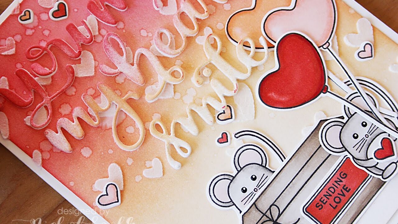 Dimensional Die Cut Greeting with Fun Foam Card