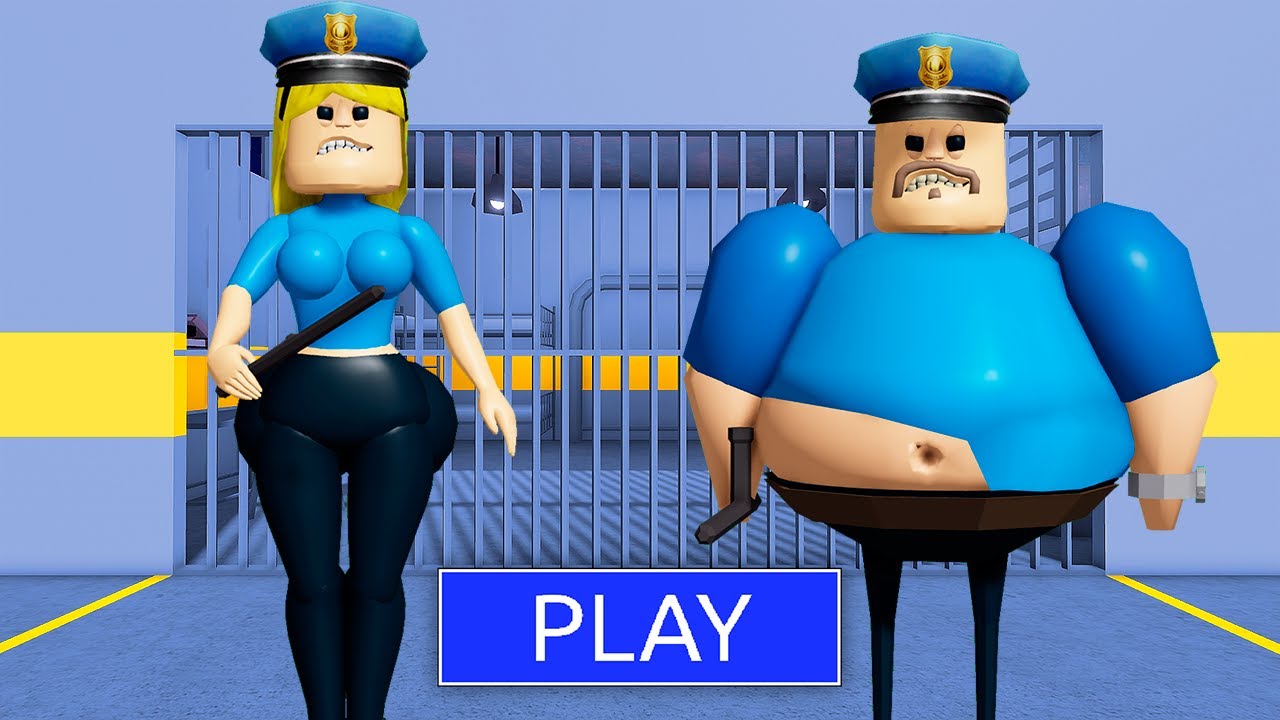 MAN BARRY Vs WOMAN BARRY in BARRY'S PRISON RUN! New Scary Obby #Roblox