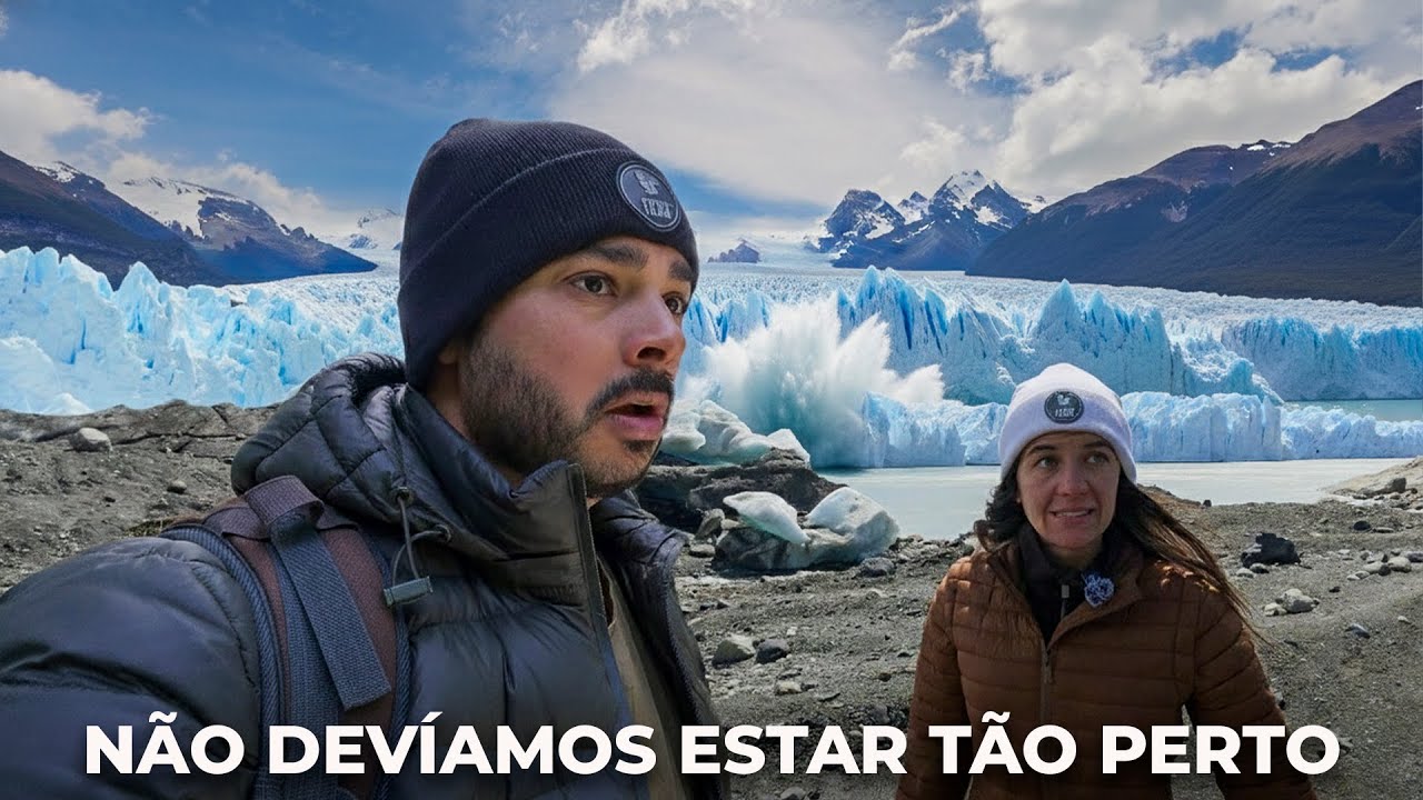 O glaciar desabou bem na nossa frente - Ep.62