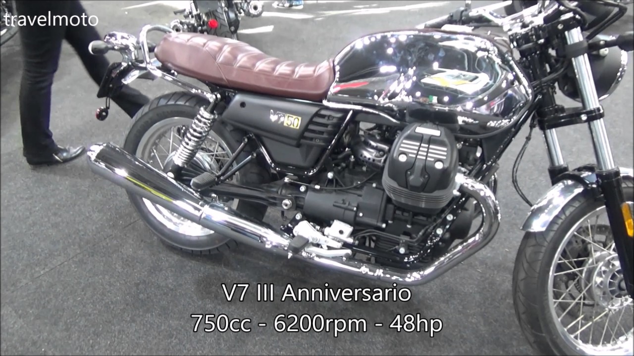 The new 2017 MOTO GUZZI V7 III Anniversario 750cc