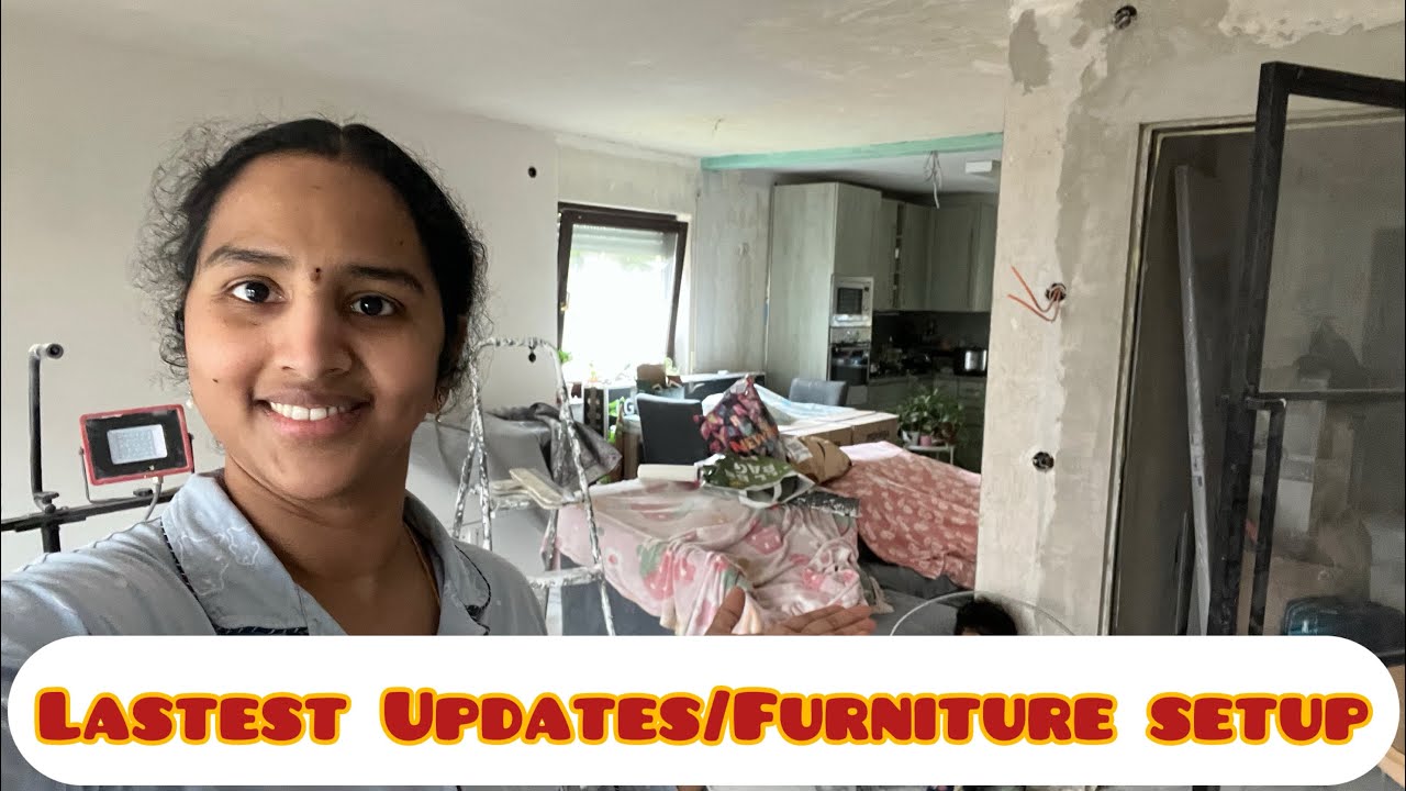 Latest Updates Of New Home #Finally ఇంటికి ఒక shape వస్తుంది #Wardrobe setup/New Furniture #maindoor