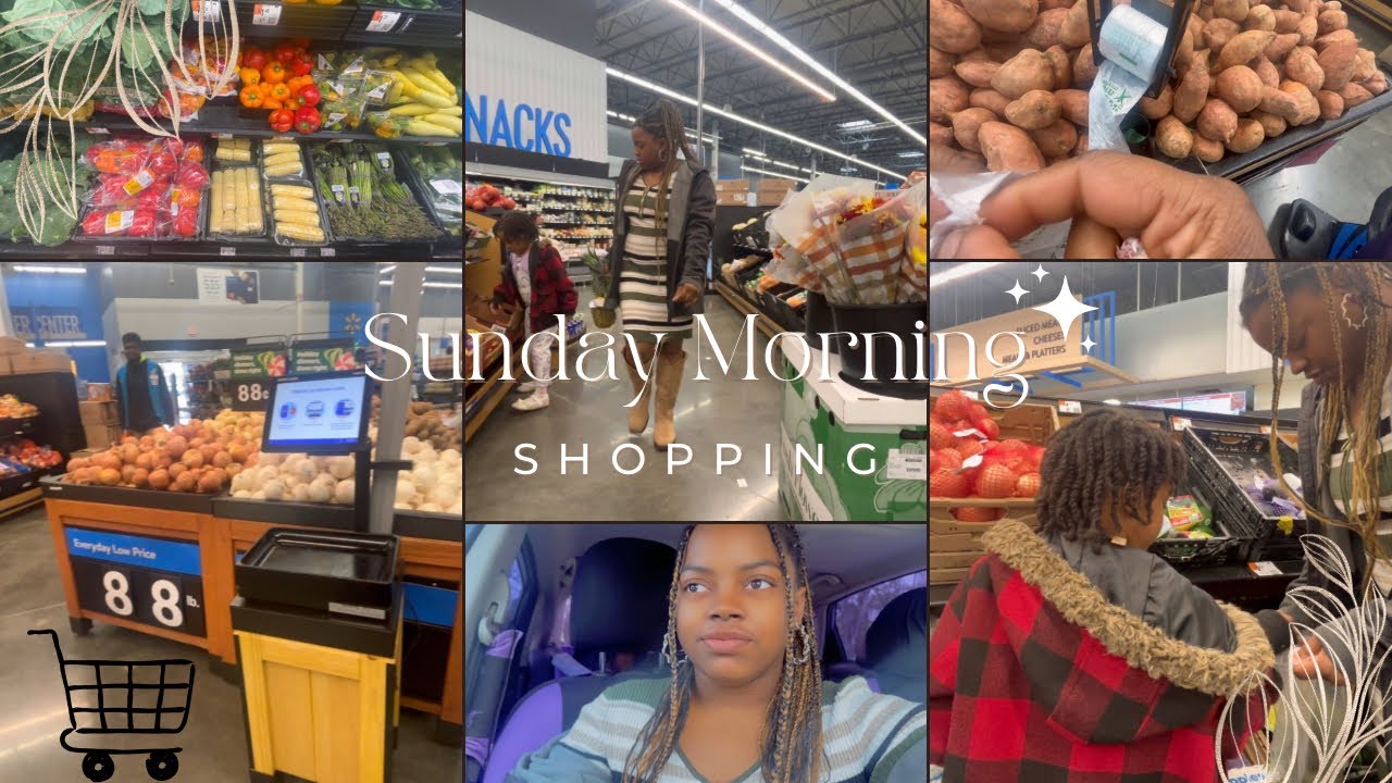 Sunday Morning | shopping & Worship ￼Day 🙏🏾🛒🛍️