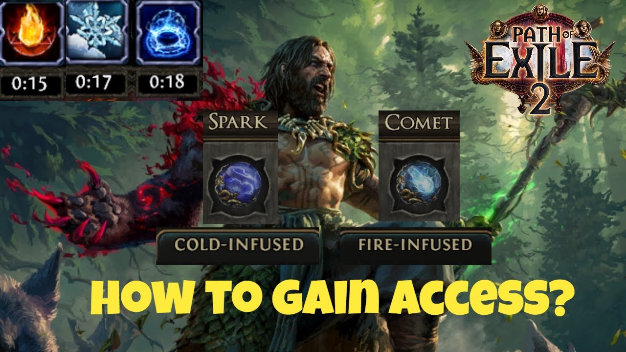 [PoE2] How To Gain Access to "Cold-Infused Spark" & "Fire-Infused Comet" etc.?