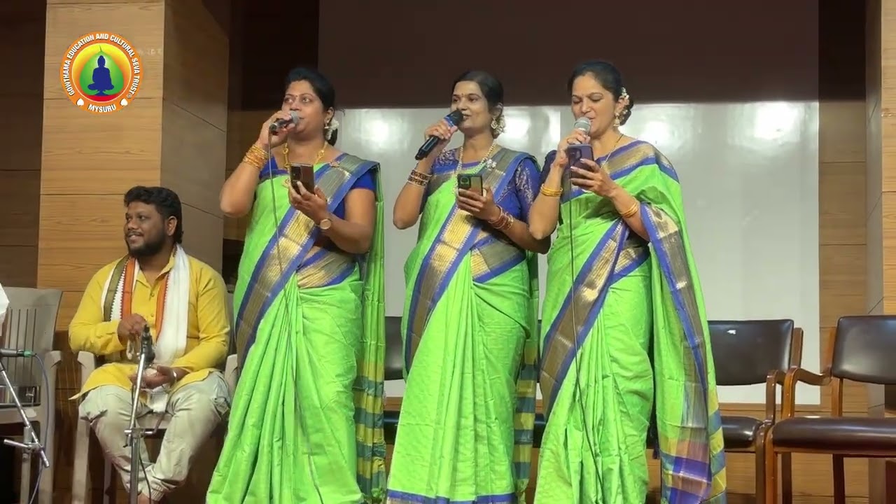 Dr appagere Timmaraju Sir folksong hittu madi soppu madi  Gowthamatrustmysuru Krishnamurthytalakadu 