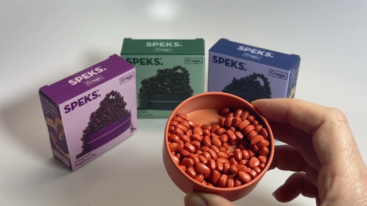 Speks crags mini tin colored magnetic rocks putty