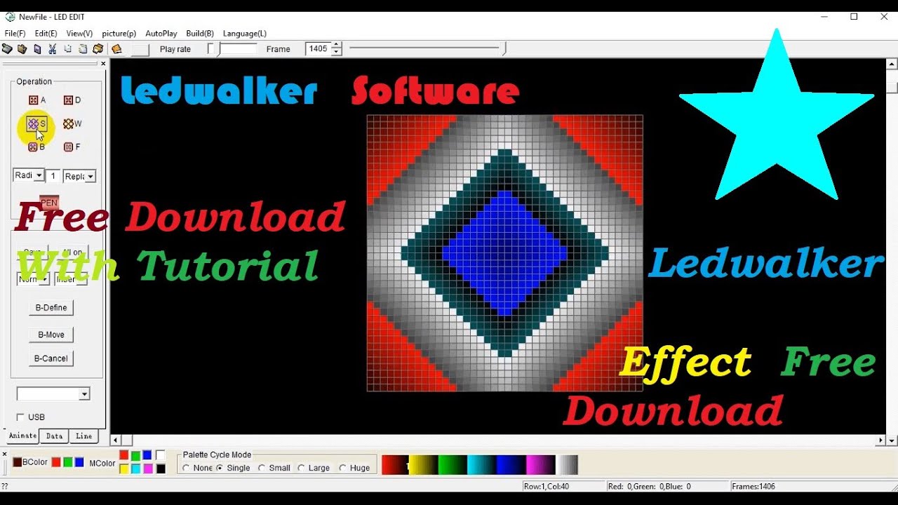 Led Walker Software tutorial | led walker full tutorial in Hindi | led walker software free download