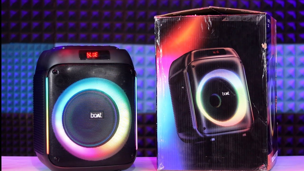 New Boat PartyPal 220 Party Speaker⚡️UNBOXING REVIEW⚡️80w | 6 Hours Battery Backup | TWS | ₹8999