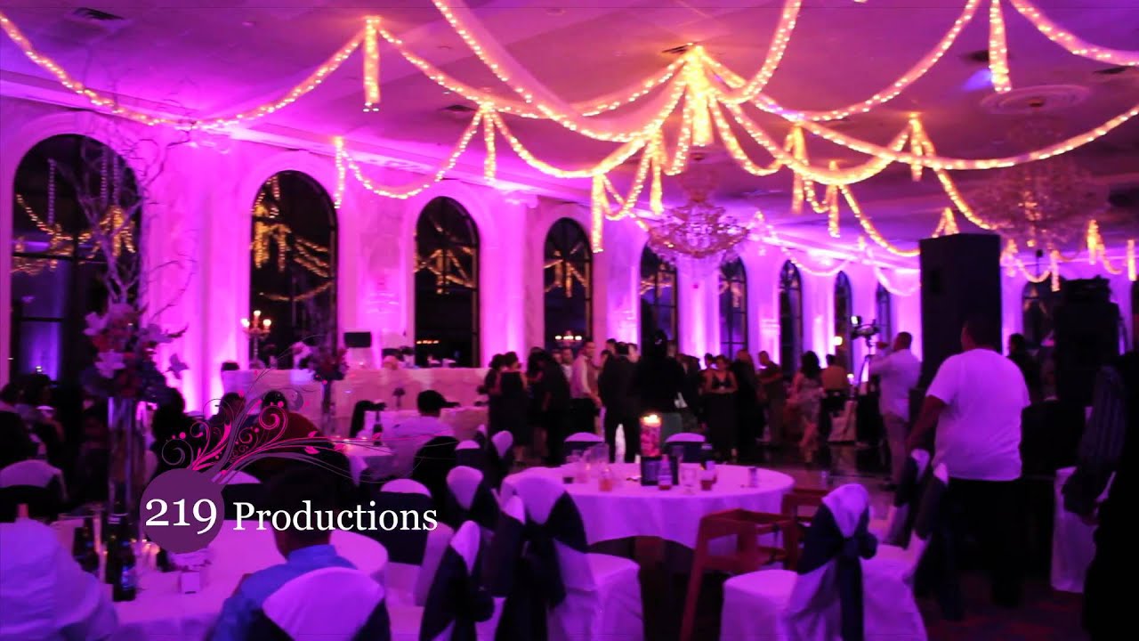 Uplighting at Chateau Del Mar in Hickory Hills, IL with 219 Productions
