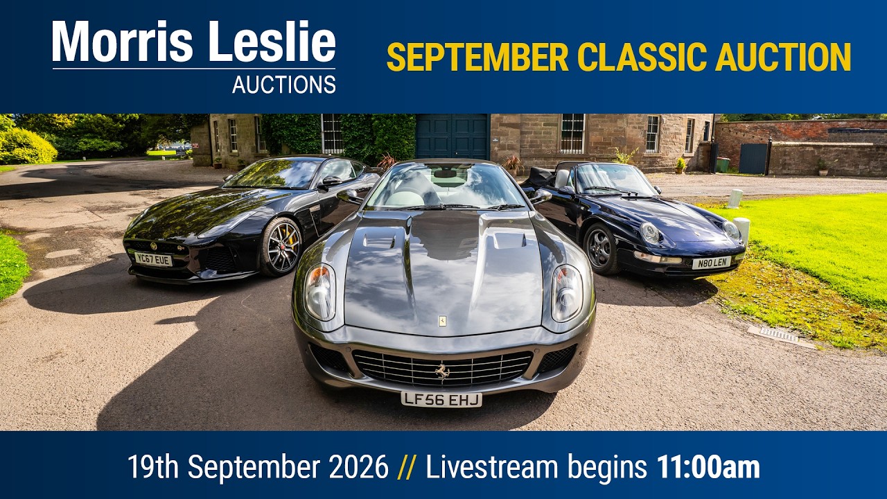 Morris Leslie Classic Car Auction 19/09/2026