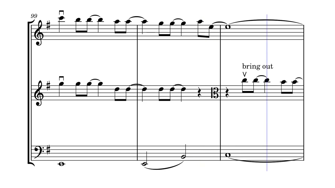 A Million Dreams - String Trio arr Krista Broadway Swider