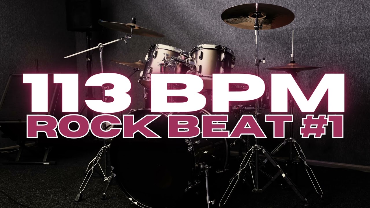 113 BPM - Rock Drum Beat - Loop 1