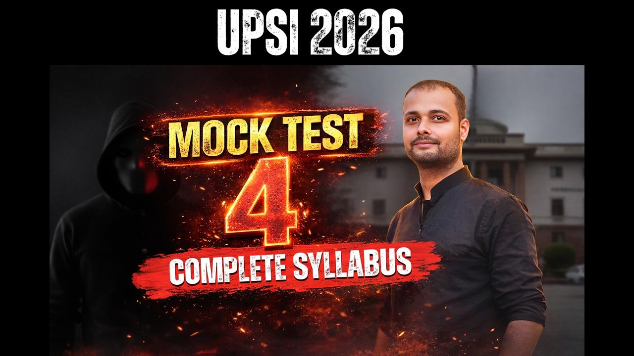 UP SI MOCK TEST 4  Maths Complete Course | PYQ Based Maths by Raj Sir | All Topics Covered