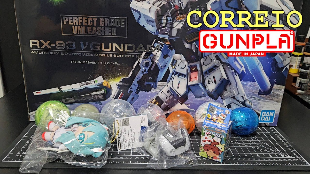 [367] Correio Gunpla: Compras na Ásia e como Comprei o PG Unleashed Nu Gundam