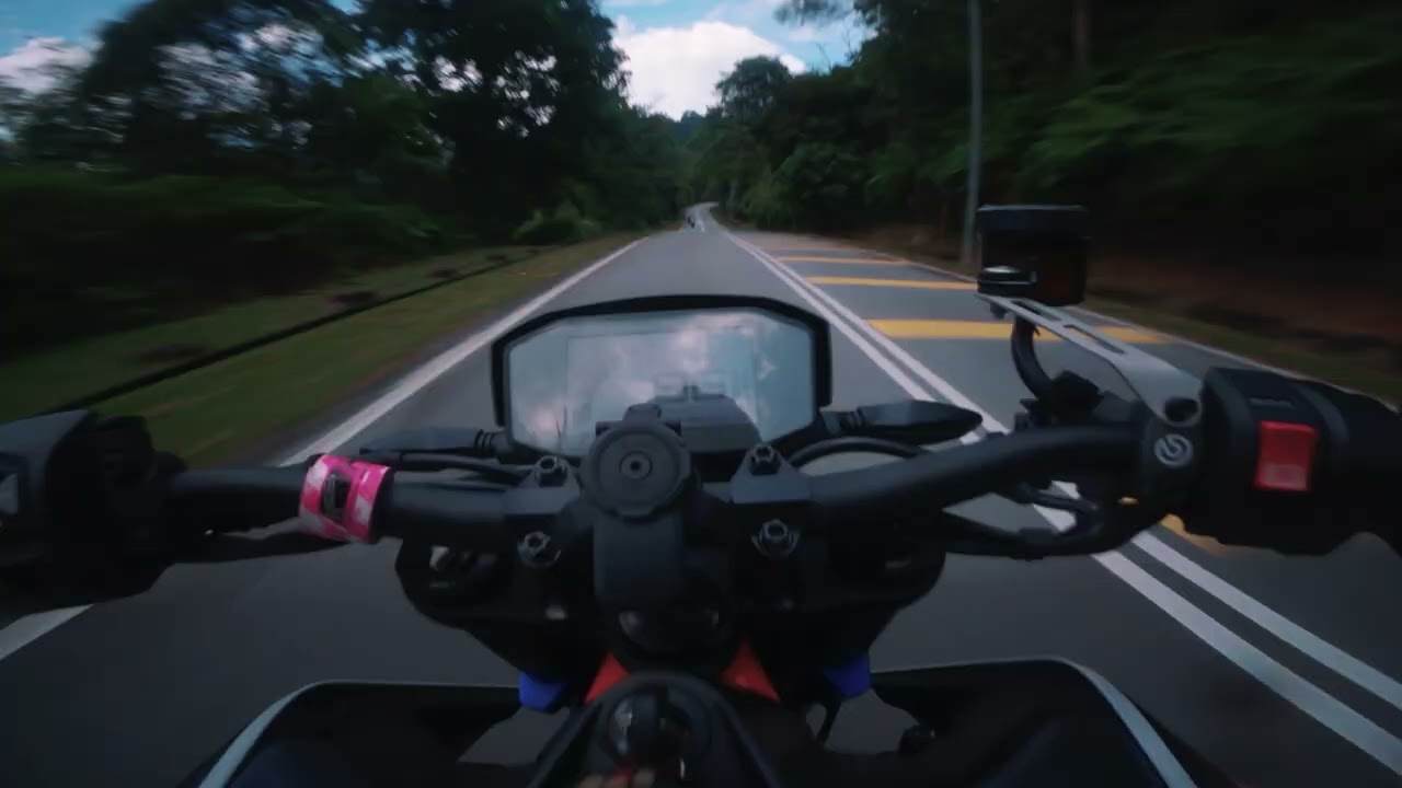 Following ZX-4RR and MT09 in BTIC | 890 Duke R | POV sound
