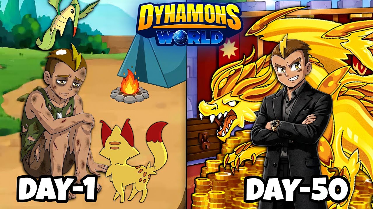 Poor☹️ To Rich🤑||Dynamons World 