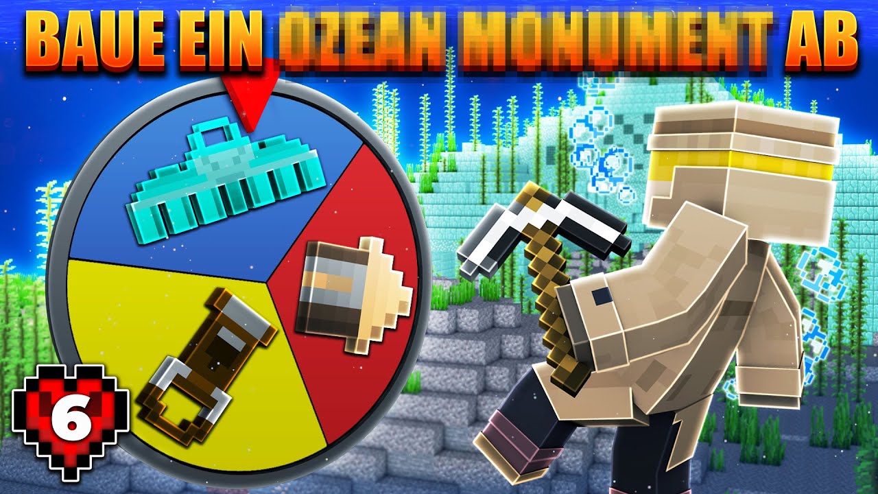 Minecraft Hardcore, aber ein GLÜCKSRAD entscheidet ALLES was ich machen muss!