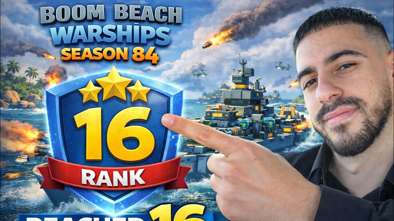 Boom Beach Warships Season 84 /Top wins with SCORCHER and ZOOKA