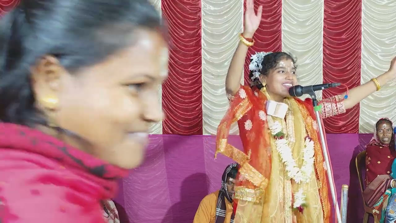 # কীর্তনীয়া সুস্মিতা নস্কর# ভজন গান রাধা নামে দাও তালি#sontu nayek
