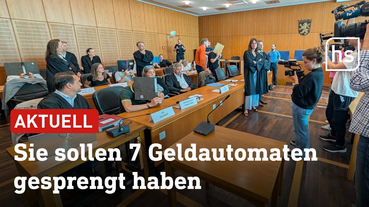 Geldautomatensprenger bekommen lange Haft-Strafen | hessenschau DAS THEMA