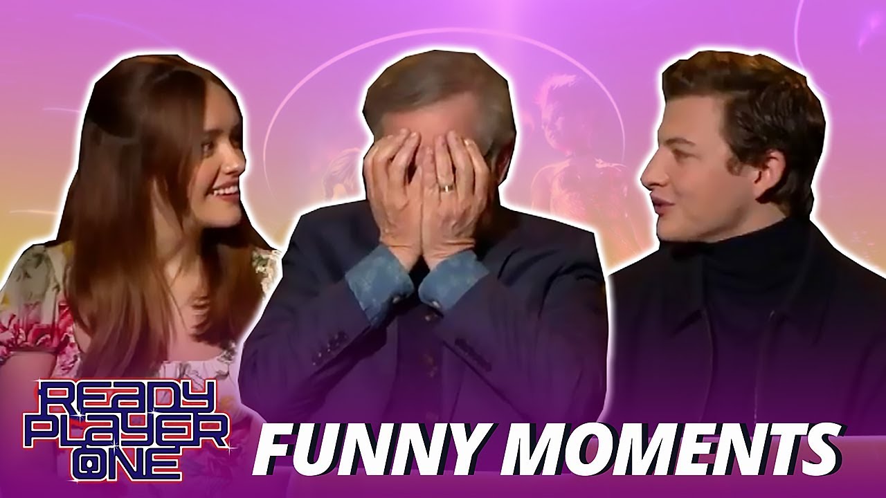 Ready Player One Cast Is So 80s - Funny Moments with Steven Spielberg